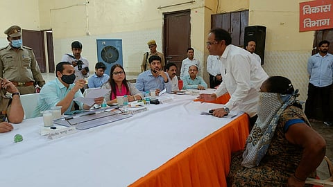 Divisional Commissioner Kanpur Attends Tehsil Diwas At Sadar