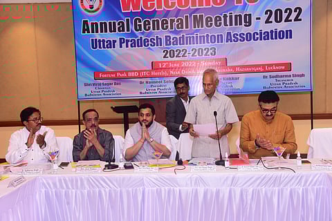 Viraj Sagar Das Re-elected Chairman Of UP Badminton Association, Navneet Sehgal As President