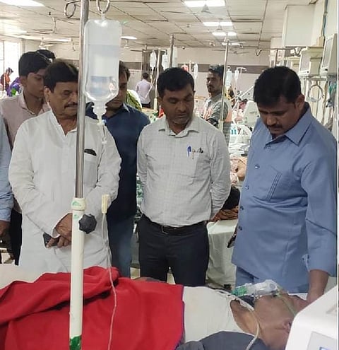 Vehicle In Shivpal Yadav’s Convoy Hit By Roadways Bus, Five Security Personnel Injured