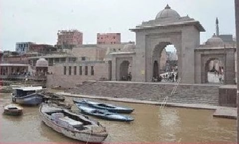 Ganga In Spate In Varanasi, Water Enters The Kashi Vishwanath Corridor