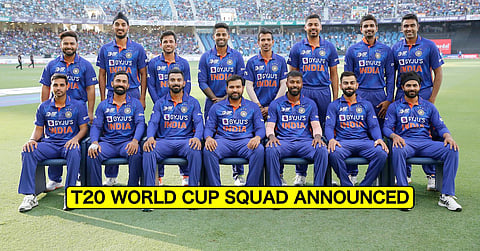 Indian Squads For World T20, South Africa And Australian T20 Games Announced