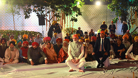 PM Modi Attends Celebrations Of 553rd Prakash Utsav of Guru Nanak Dev
