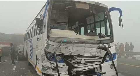Three Killed As Bus Rams Into Stationary Truck On Agra-Lucknow Expressway
