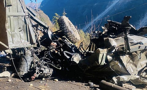 Sixteen Soldiers Killed As Army Truck Falls In Gorge In Sikkim