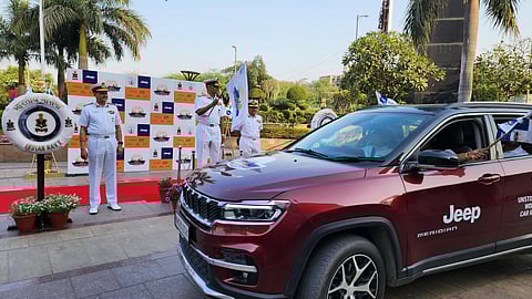 Indian Navy’s All-Women Car Rally Flagged-In