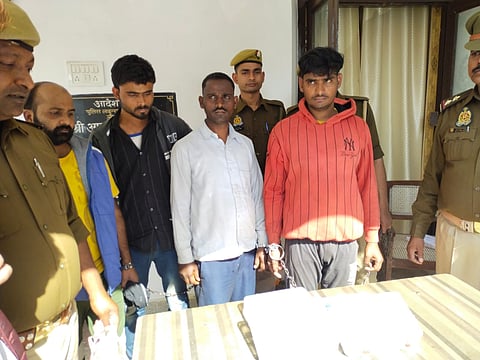 Four Cattle Smugglers Arrested In Azamgarh After Encounter With Police
