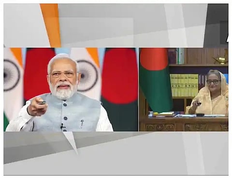 PM Modi And Bangladesh Prime Minister Sheikh Hasina Jointly Inaugurate The India-Bangladesh Friendship Pipeline
