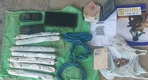 Large Cache Of Explosives, 17 Kg Of Drugs Recovered From Indo-Nepal In Bahraich