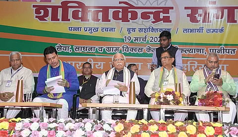 Haryana CM Claims Successful Attack On Corruption, Crime and Caste-based Politics