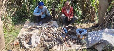Illegal Gun-Making Factory Running From A Sugarcane Field Busted By Meerut Police, Large Cache Of Arms Seized