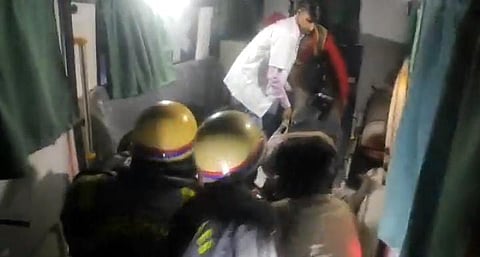 One Killed, Eight Injured As Shuttering Of An Under-construction Building In Sitapur Caves In