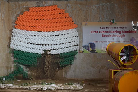 First Breakthrough of TBM ‘Yamuna’ At Agra Fort Metro Station In Record Time