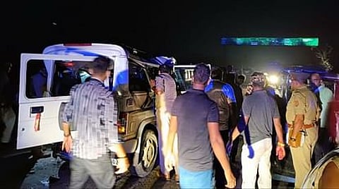 Six Including Mother-Son Killed As Bolero Rams Into Parked Truck In Banda