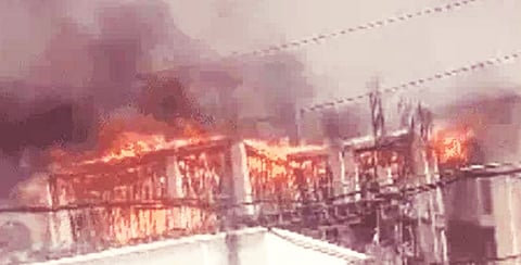 Fire Breaks Out In Under-construction Building Of Lari Cardiology Centre At KGMU In Lucknow