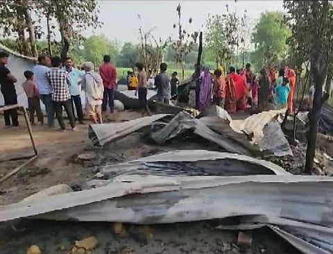 Fire Guts Hut In Kushinagar, Woman And Her Five Children Burnt Alive