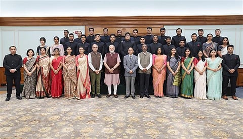 IFS Officer Trainees Of 2022 Batch Call On PM Modi