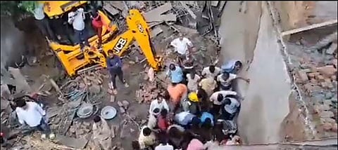 Four Killed, Many Trapped Under Debris In Bulandshahr Home As Under-Construction Roof Caves In