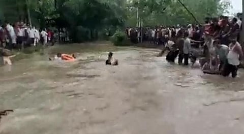 Nine Killed As Tractor Trolley Plunges Into River In UP’s Saharanpur