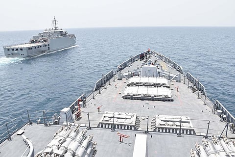 Indian Navy Participates In Bilateral Maritime Partnership Exercise With UAE