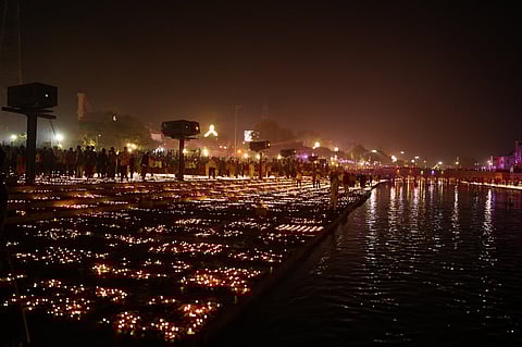 Over 22 Lakh Diyas Lit Up In Ayodhya, Guinness World Record Set