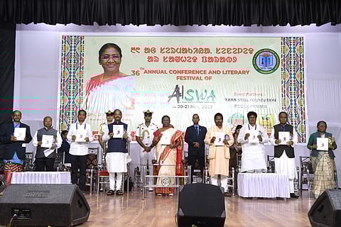 President Droupadi Murmu Attends 36th Annual Conference And Literary Festival Of All-India Santhali Writer’s Association