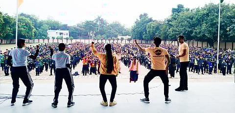 PM Shri School Aliganj Branch Organises Self Defence Session