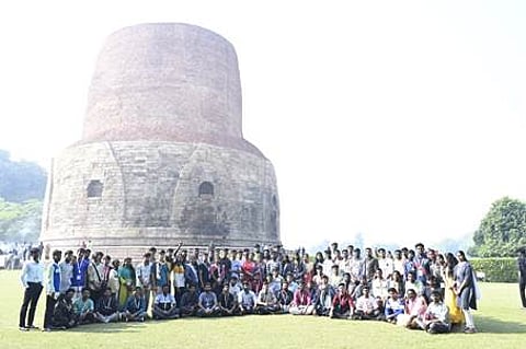 Tamil Student Group Of Kashi Tamil Sangamam II Visits Sarnath