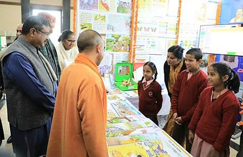 Dharmendra Pradhan, Yogi Adityanath Launch 928 PM SHRI Schools In Lucknow