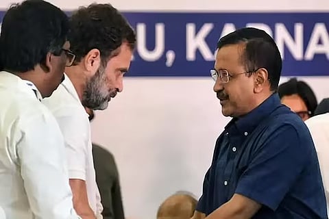 Setting Aside Bitter Past, AAP-Congress Seal Seat Pact For Delhi, Goa, Haryana And Gujarat