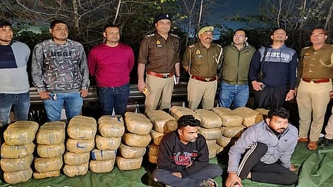 Over Two Quintals Of Ganja Seized In Agra, Two Arrested