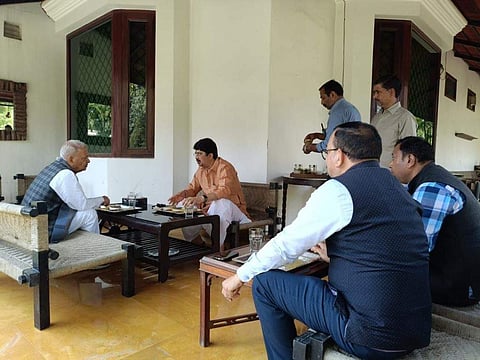 Akhilesh Yadav Reaches Out To Raja Bhaiyya For Support In Rajya Sabha Polls