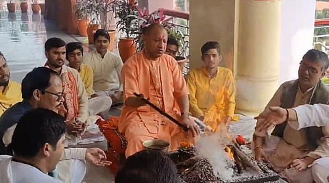 Yogi Completes Seven Years In Office, Thanks PM Modi For Guidance And People For Their Faith In Him