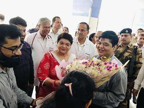 Porter Service For Elderly Launched At Bhilai Steel Plant’s JLN Hospital