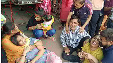 Grieving Families of the deceased