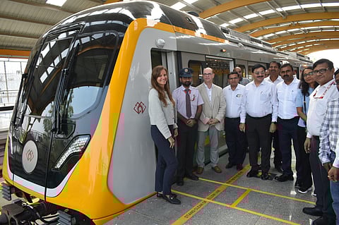 European Investment Bank Delegation Visits Agra Metro Rail Project, Expresses Satisfaction Over The Pace Of Work