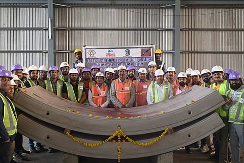 Agra Metro Achieves A Momentous Feat, Tunnel Segments Casting Complete