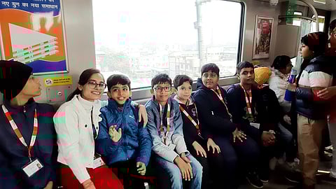 Lucknow Metro Organizes Metro Train Ride For 29 Divyangjans