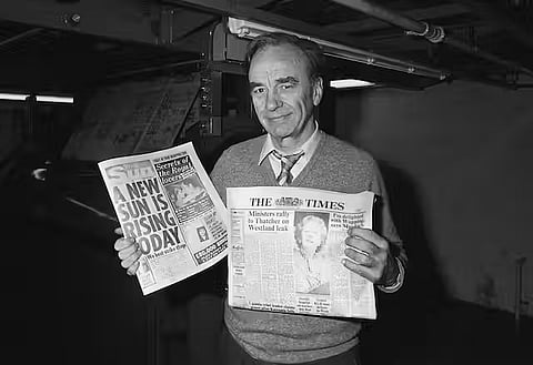 Rupert Murdoch in 1986