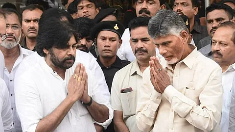 Pawan Kalyan and Chandrababu Naidu