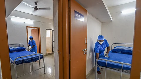 Representative image of hospital beds