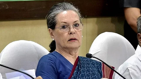 Congress leader Sonia Gandhi