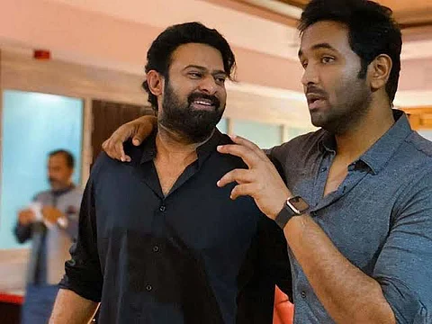 Actor Prabhas and Vishnu Manchu