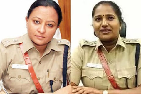 JCP Disha Mittal and DCP Deepa Sathyan