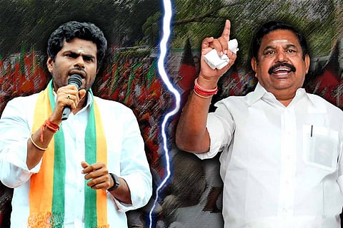 K Annamalai and Edappadi K Palaniswami