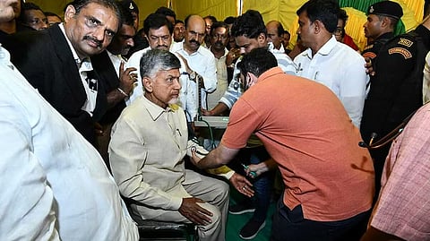 TDP chief Chandrababu Naidu's health check up before arrest