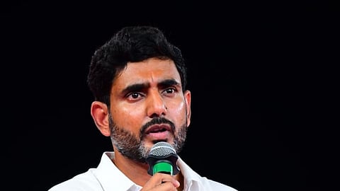 TDP leader Nara Lokesh