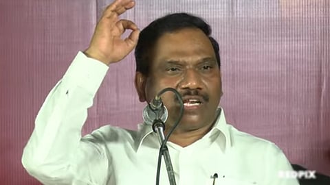 DMK's A Raja says Sanatana Dharma a social disgrace like HIV and leprosy, BJP slams him