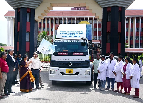 Kerala Health Minister Veena George flags off Mobile Virology Lab