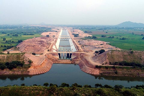 Kaleshwaram irrigation project.