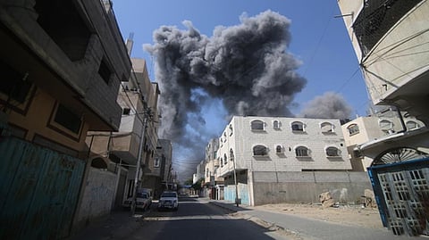 Airstrikes target Hamas tunnel network in Gaza